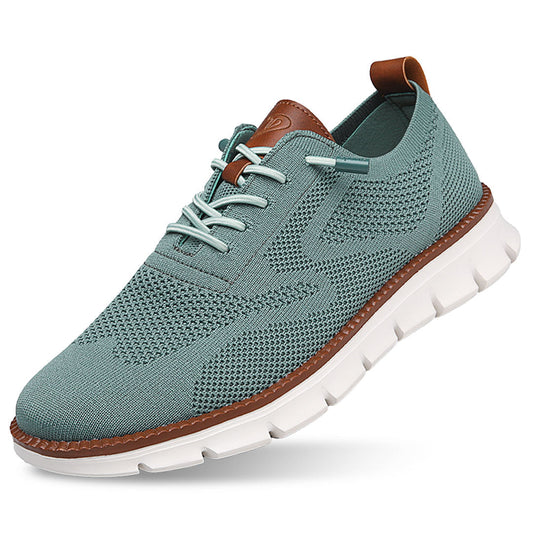 Urban – Herren Sneaker Bequeme Schuhe aus Strick in Petrol – Limitierte Auflage