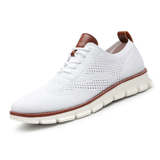 Swift – Herren Sneaker Ultrabequeme Allwetter-Schuhe aus Premium-Strick – Weiß