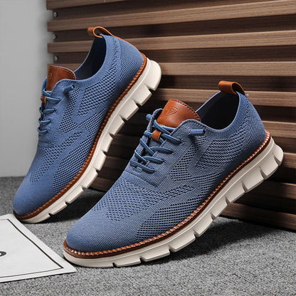 Urban – Herren Sneaker Bequeme Schuhe aus Strick in Blau – Limitierte Auflage