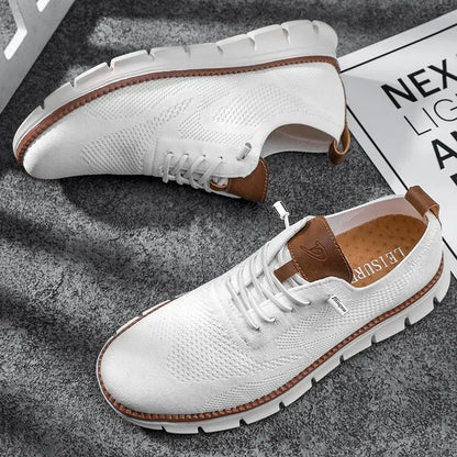 Urban – Herren Sneaker Bequeme aus Strick in Weiß – Limitierte Auflage